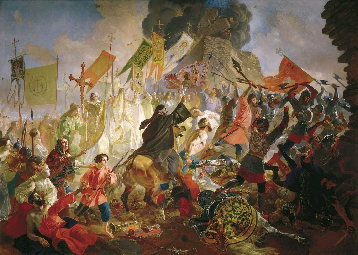 "Осада Пскова польским королём Стефаном Баторием в 1581 году".